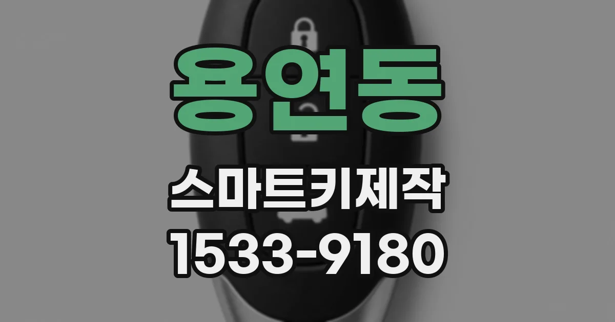 용연동 스마트키제작