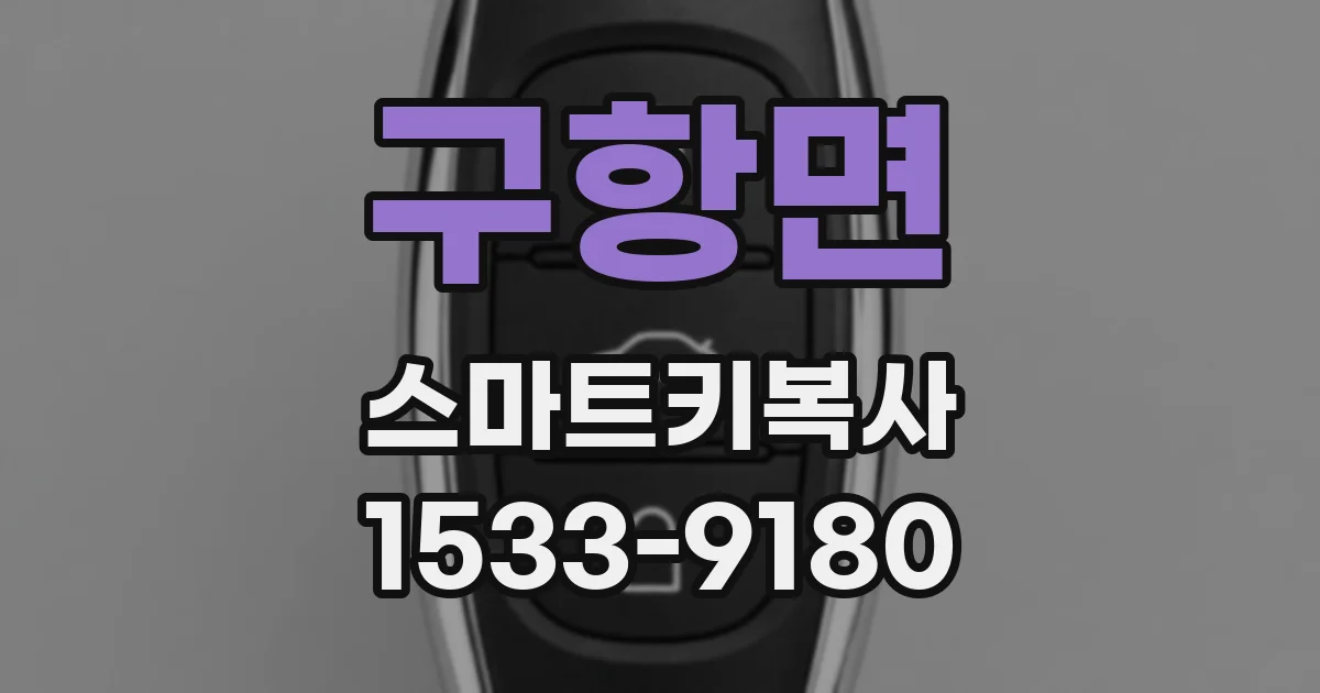 구항면 스마트키복사