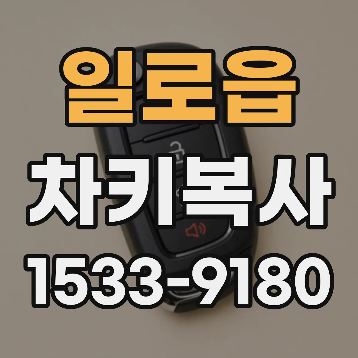 일로읍 차키복사