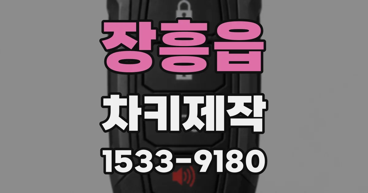 장흥읍 차키제작