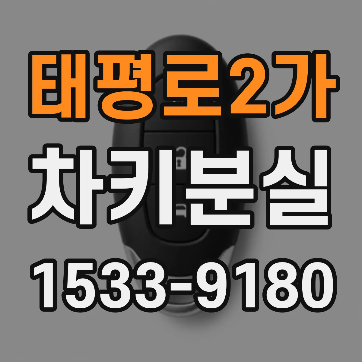 태평로2가 차키분실