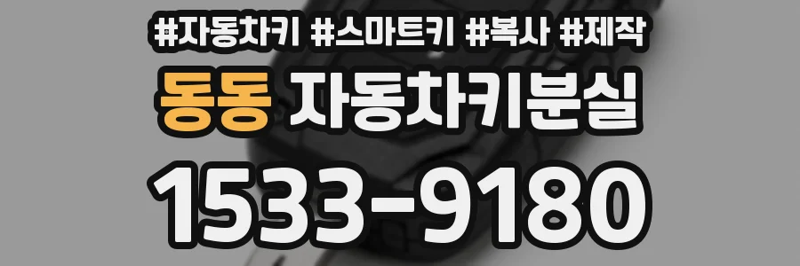 동동 자동차키분실