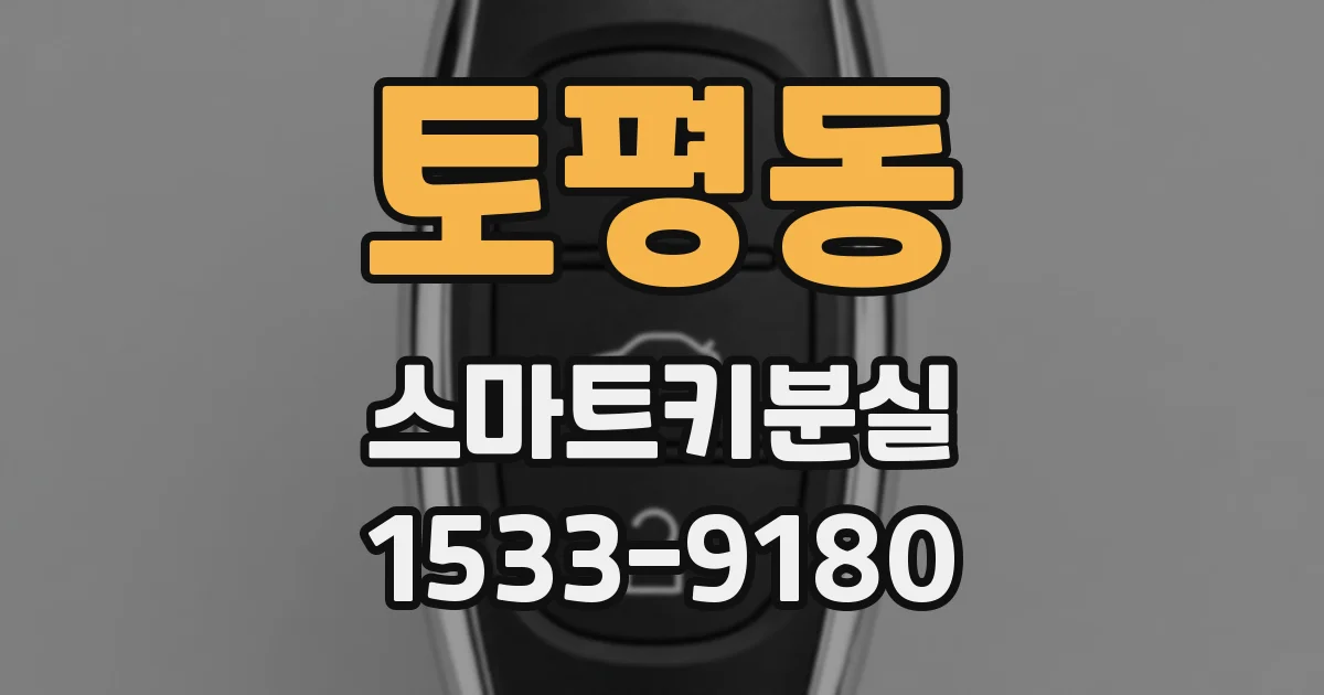 토평동 스마트키분실