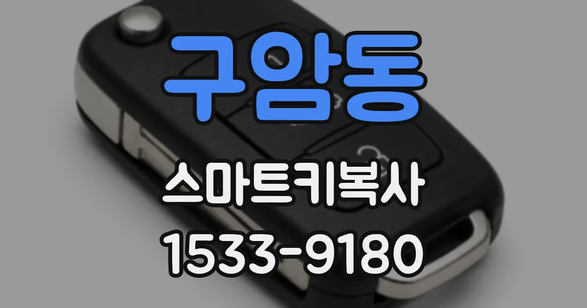구암동 스마트키복사