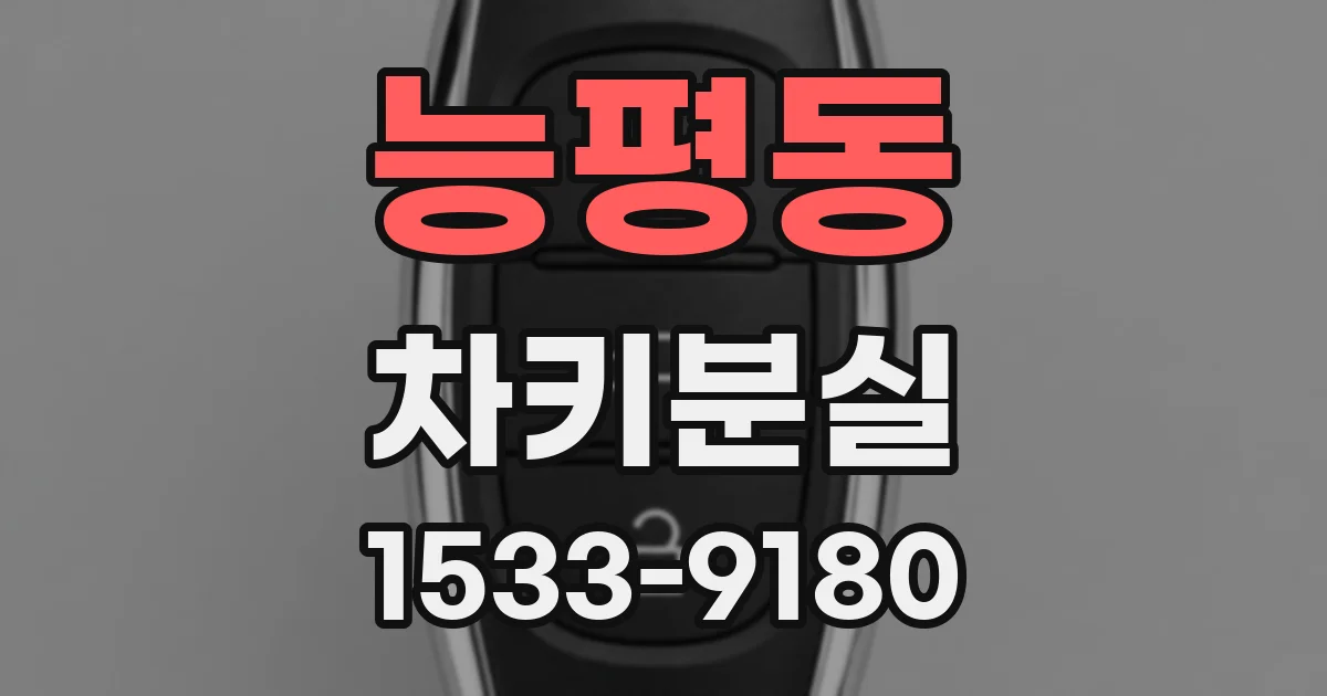 능평동 차키분실