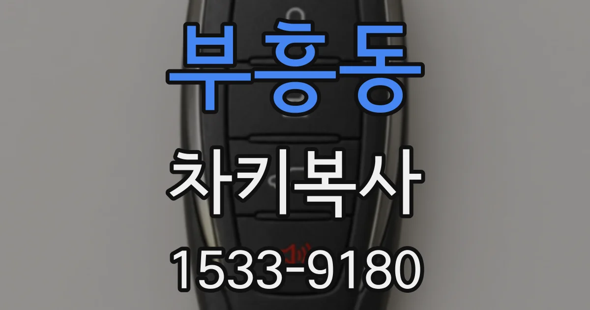 부흥동 차키복사