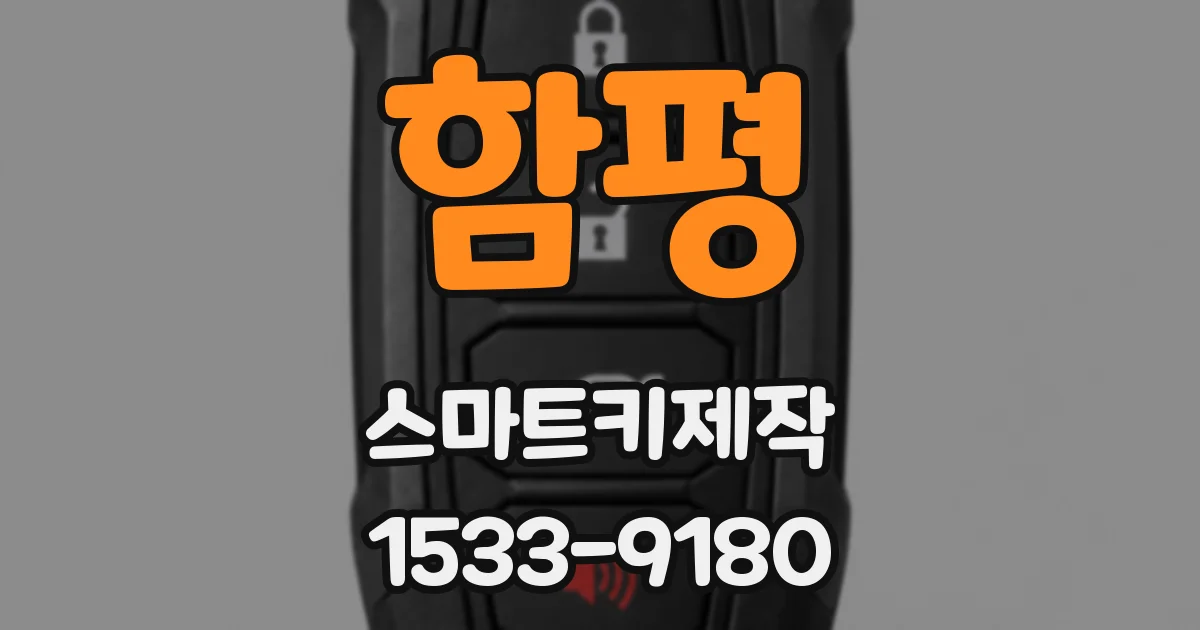 함평 스마트키제작