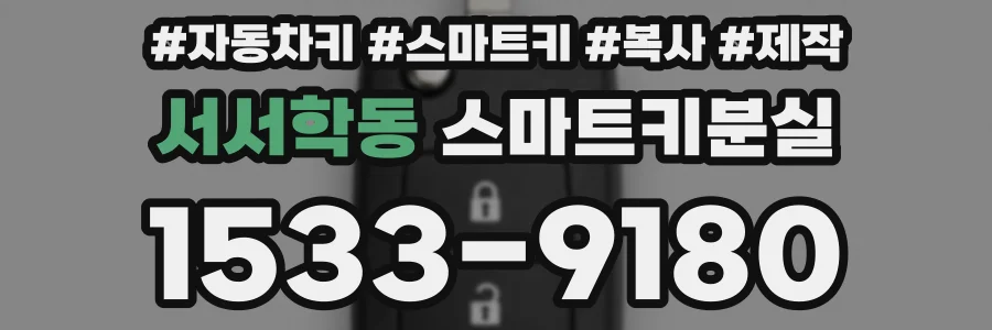 서서학동 스마트키분실