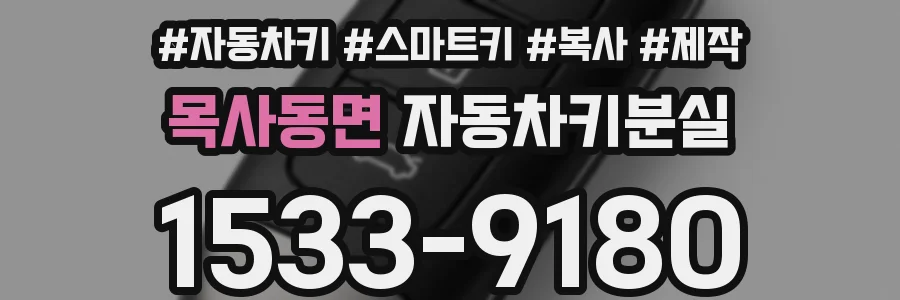 목사동면 자동차키분실
