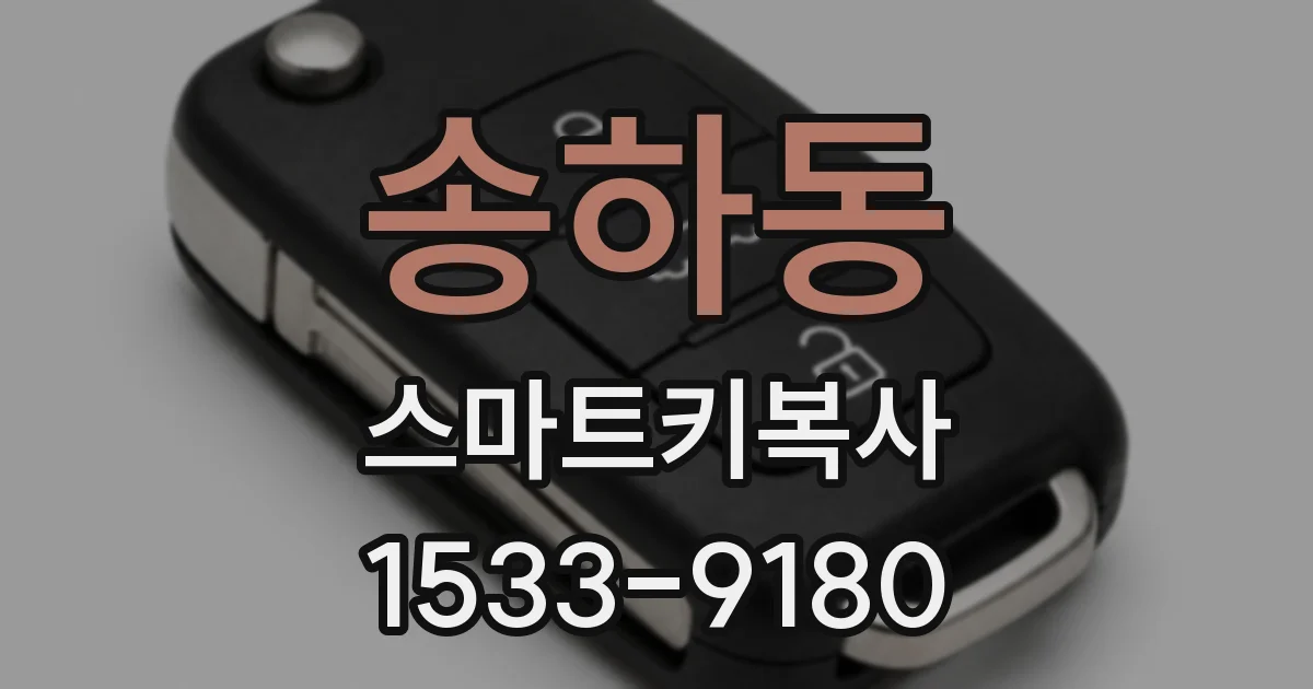 송하동 스마트키복사