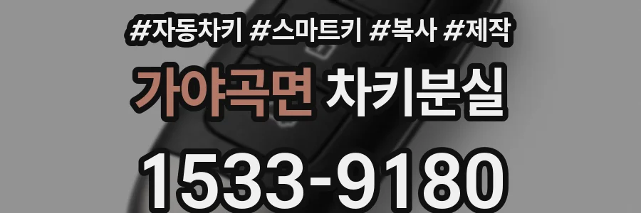 가야곡면 차키분실