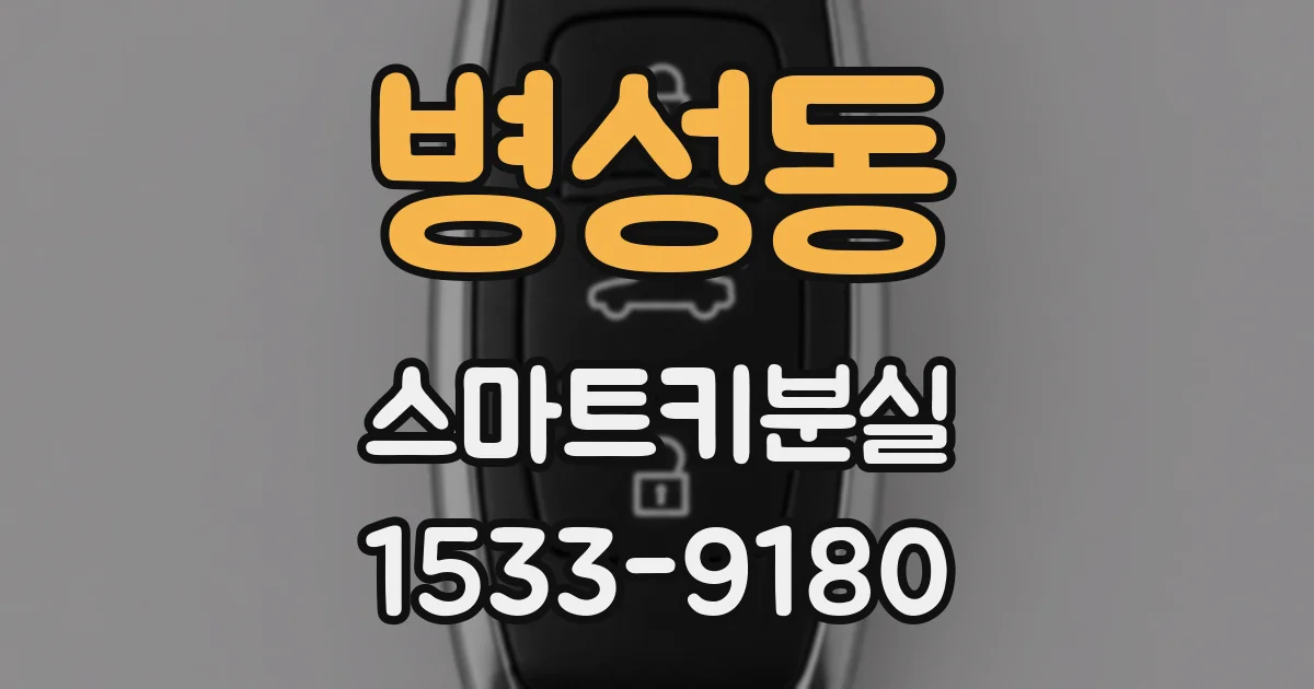 병성동 스마트키분실