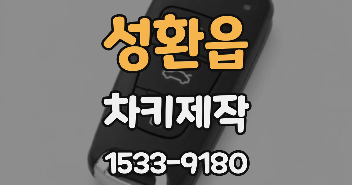 성환읍 차키제작