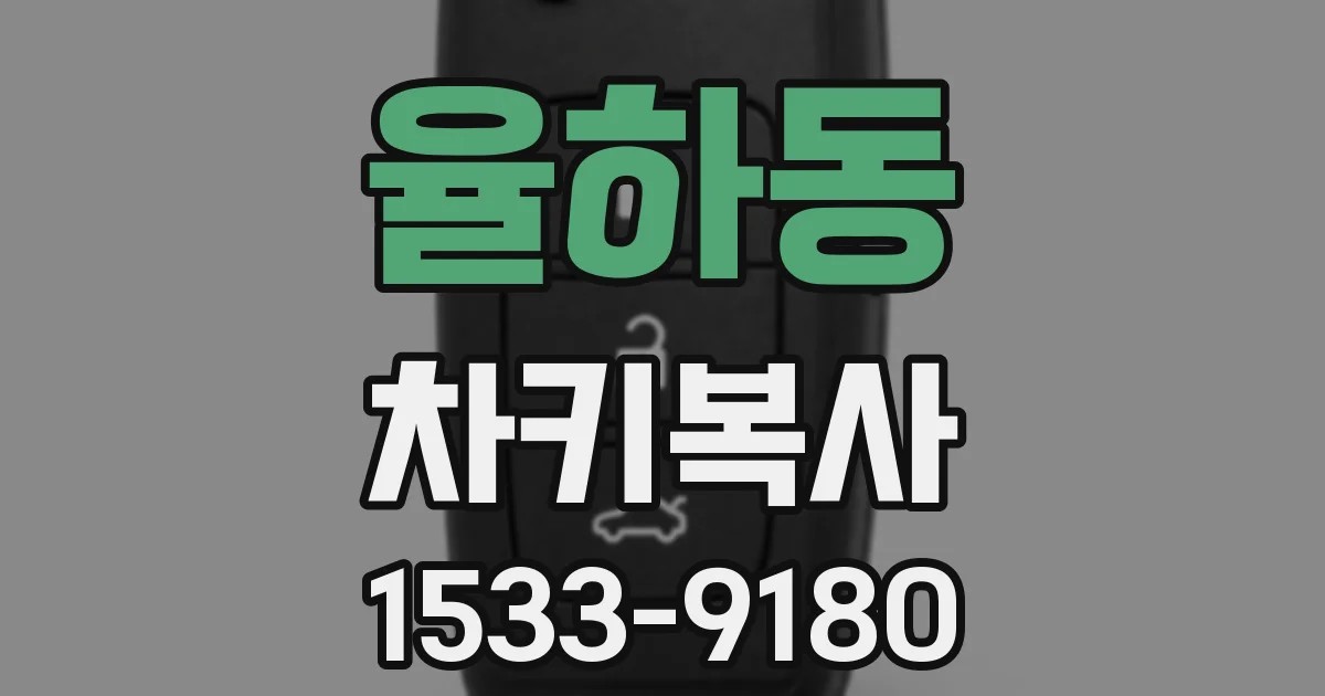 율하동 차키복사