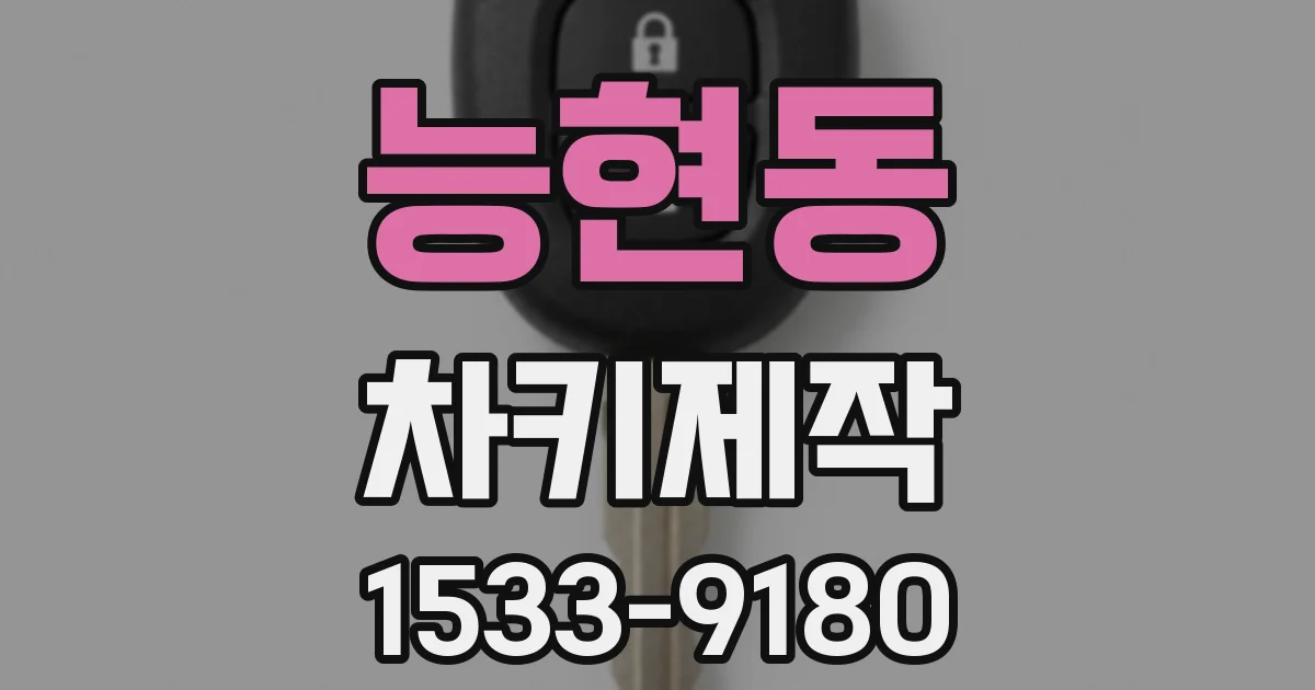 능현동 차키제작