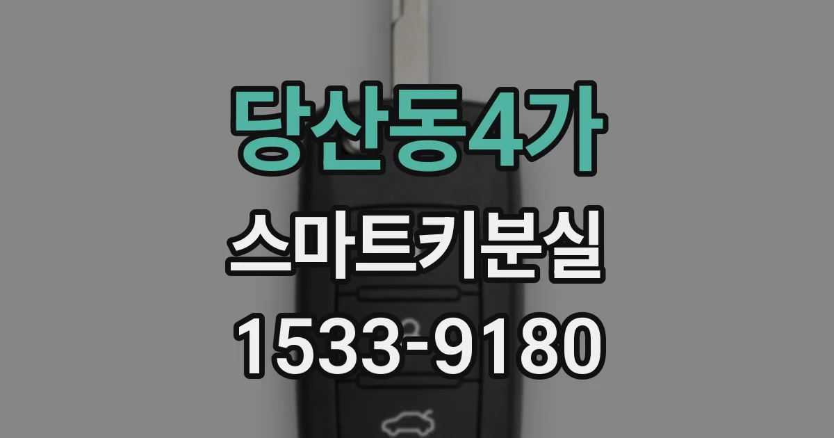 당산동4가 스마트키분실
