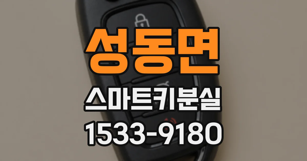 성동면 스마트키분실