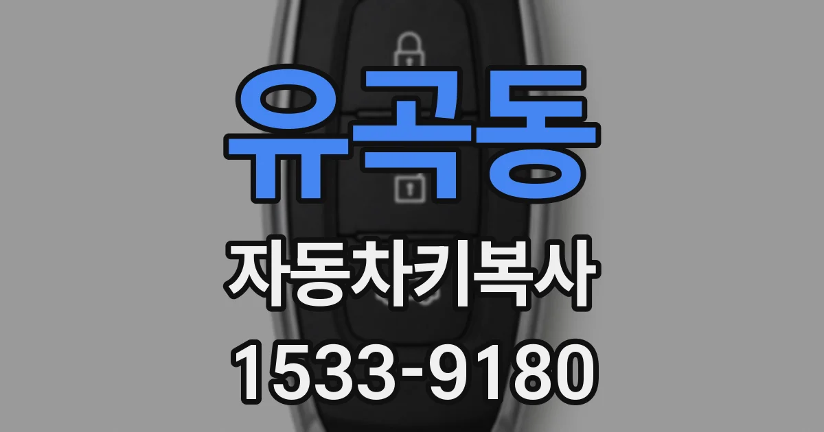 유곡동 자동차키복사