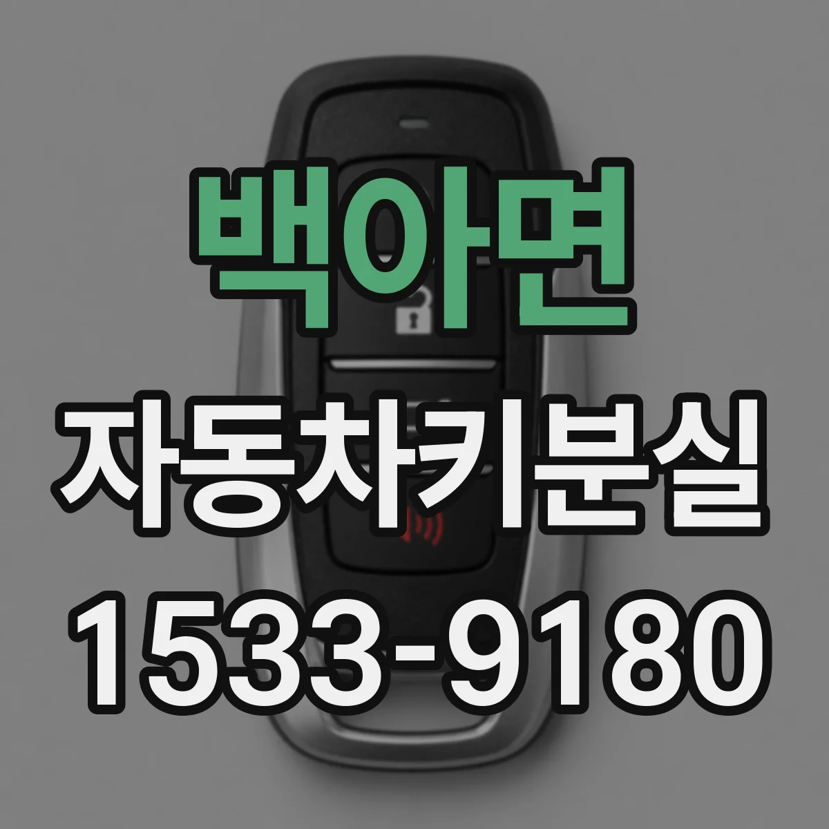 백아면 자동차키분실