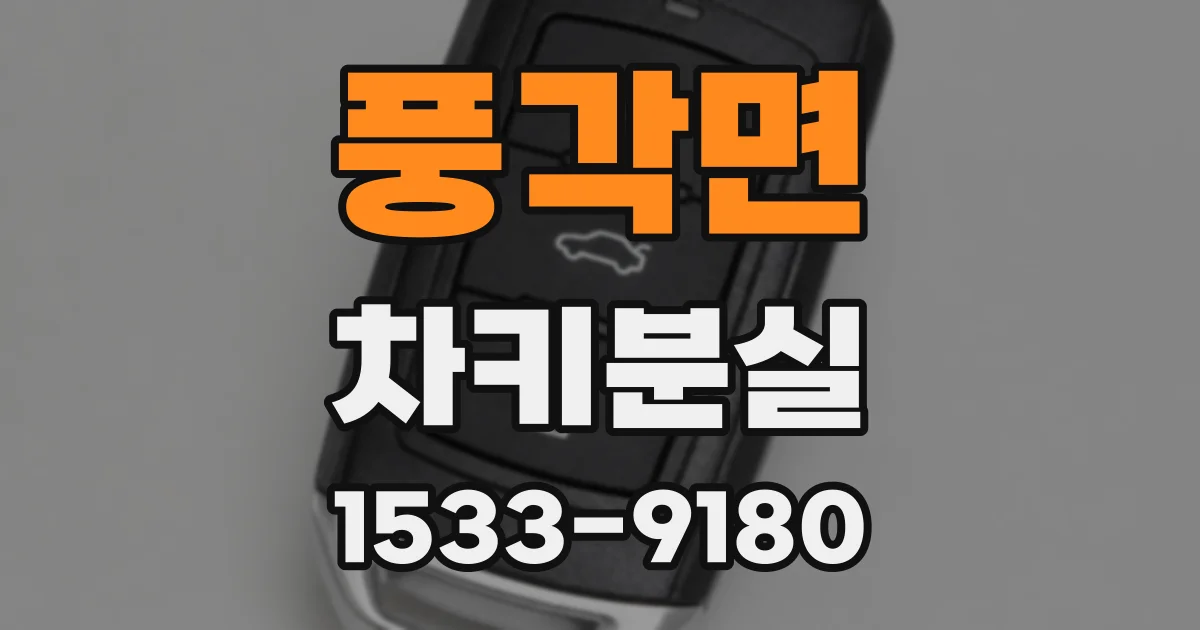 풍각면 차키분실