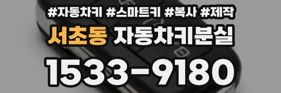 서초동 자동차키분실