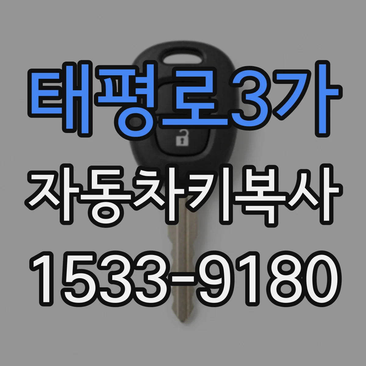 태평로3가 자동차키복사