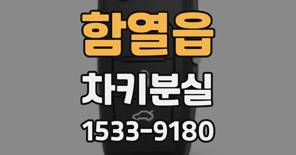 함열읍 차키분실