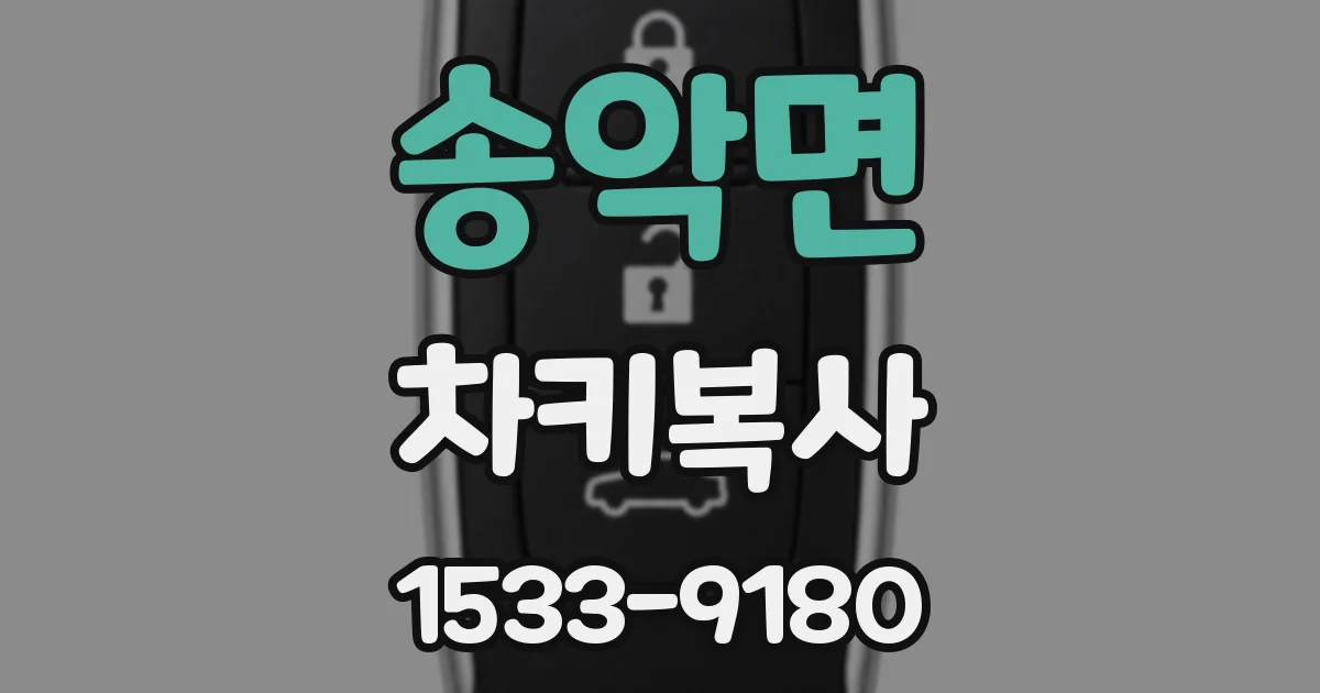 송악면 차키복사