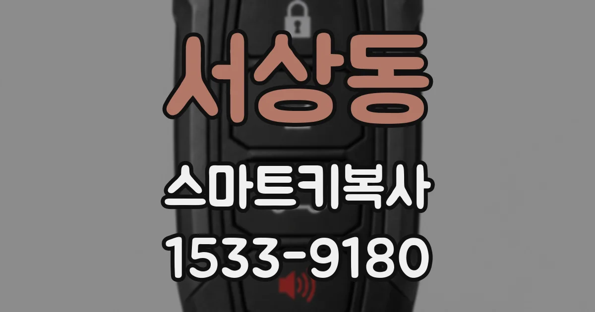 서상동 스마트키복사