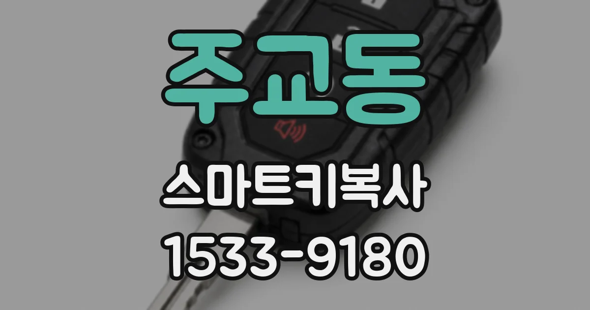 주교동 스마트키복사