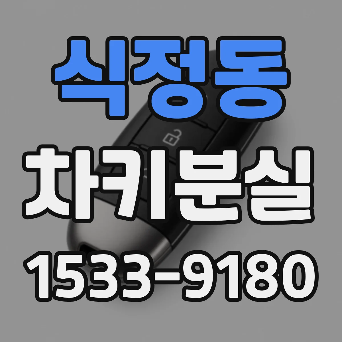 식정동 차키분실