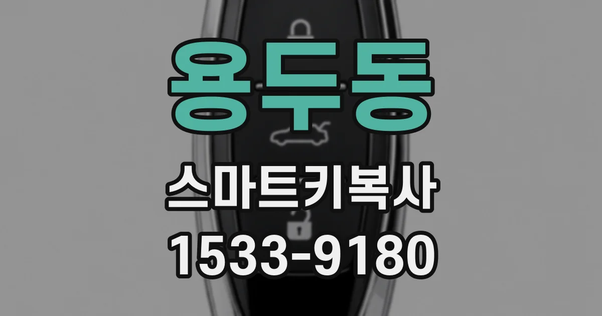 용두동 스마트키복사