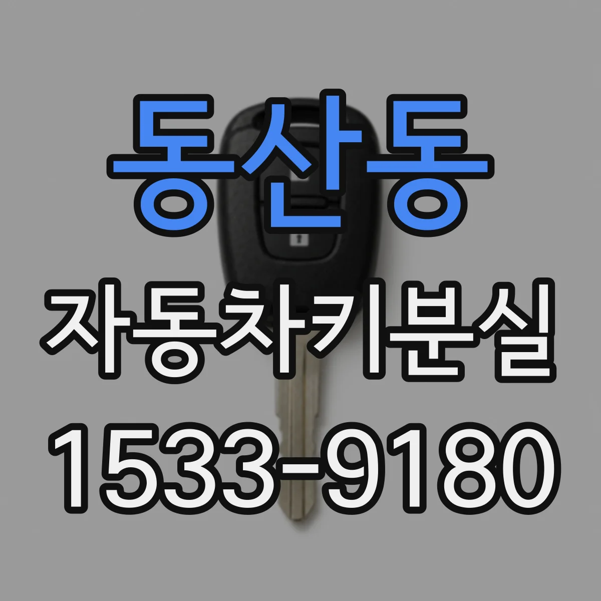 동산동 자동차키분실