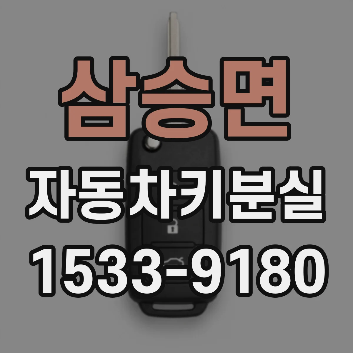 삼승면 자동차키분실