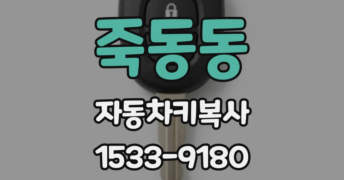 죽동동 자동차키복사