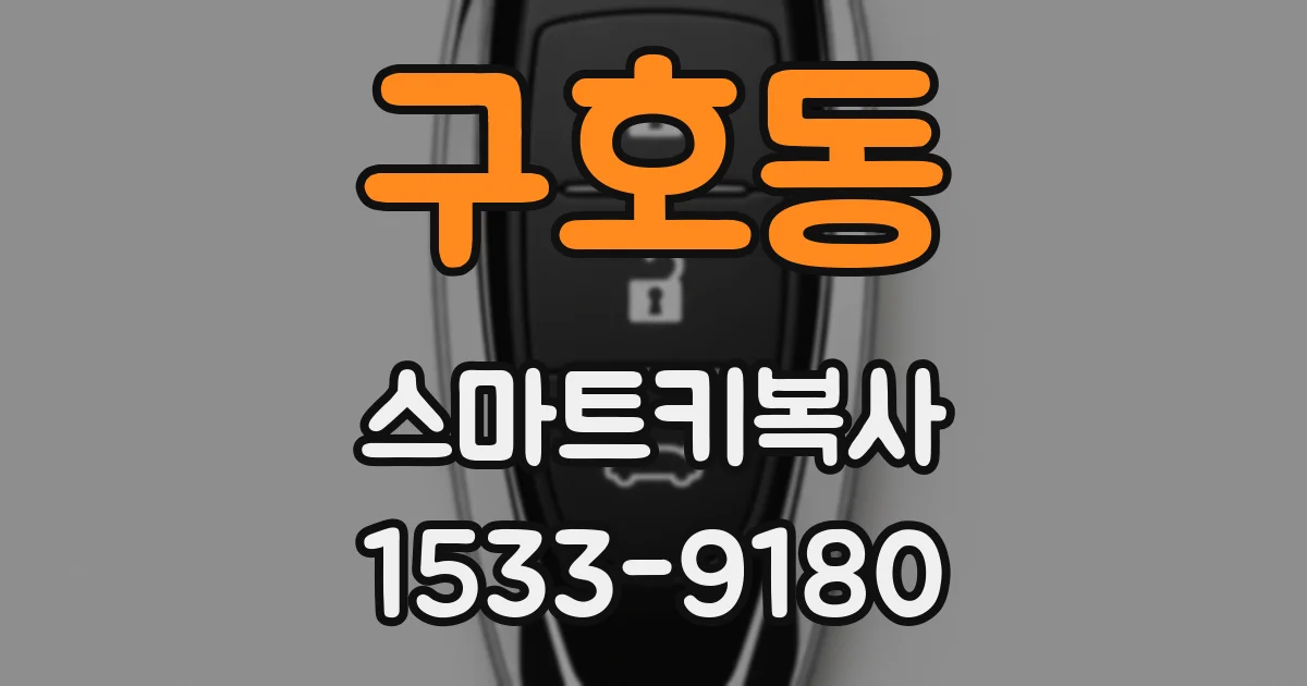 구호동 스마트키복사