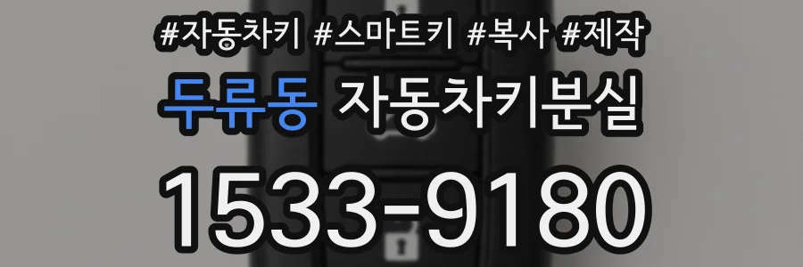 두류동 자동차키분실