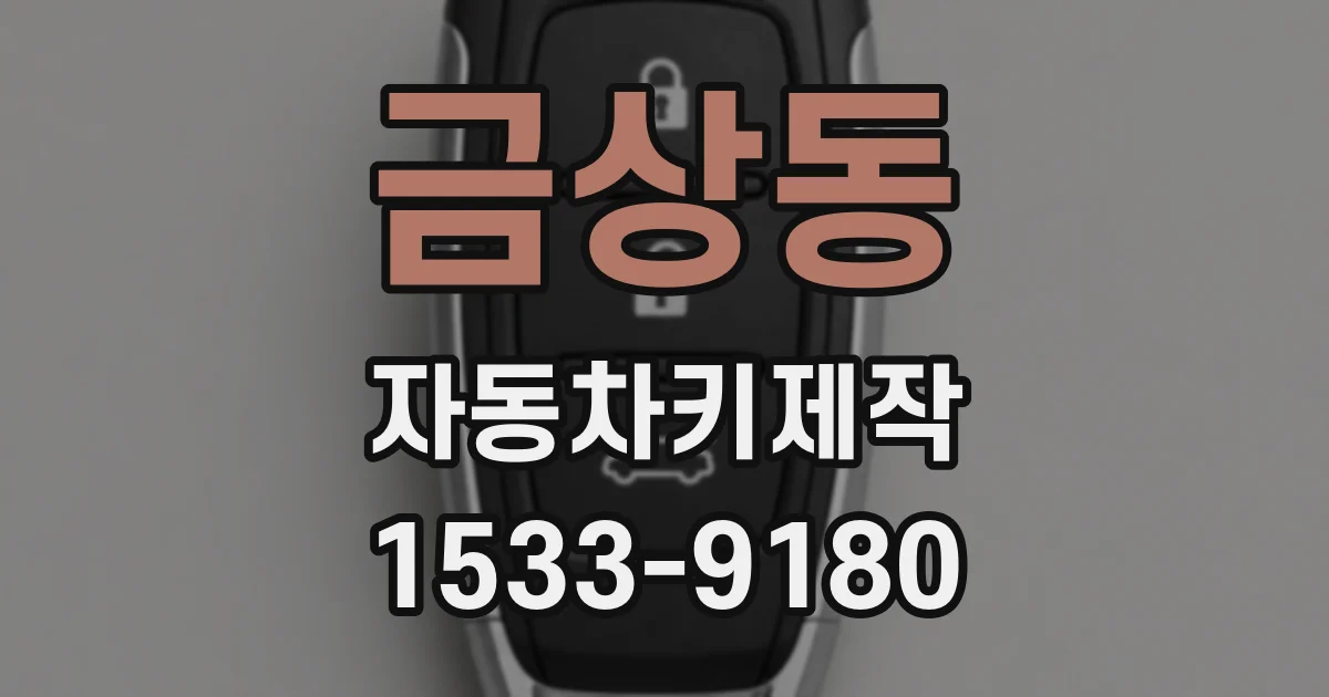 금상동 자동차키제작