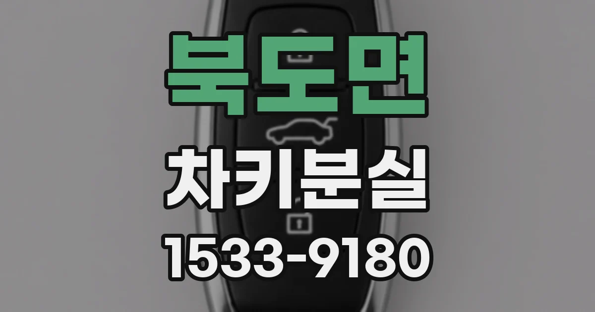 북도면 차키분실