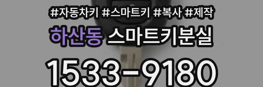하산동 스마트키분실