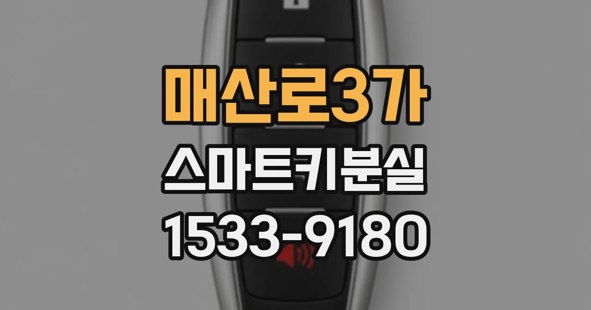 매산로3가 스마트키분실