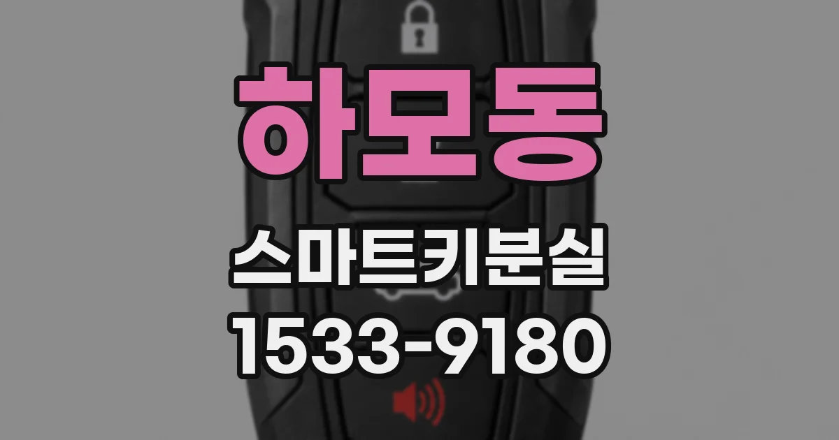 하모동 스마트키분실