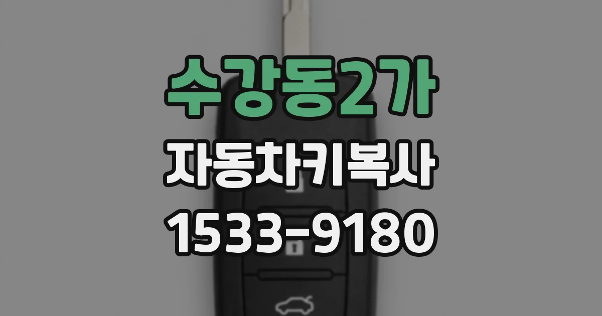 수강동2가 자동차키복사