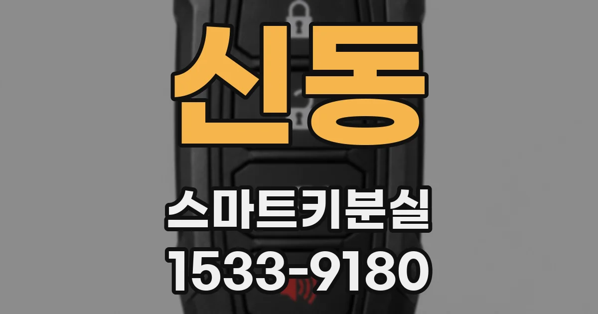 신동 스마트키분실