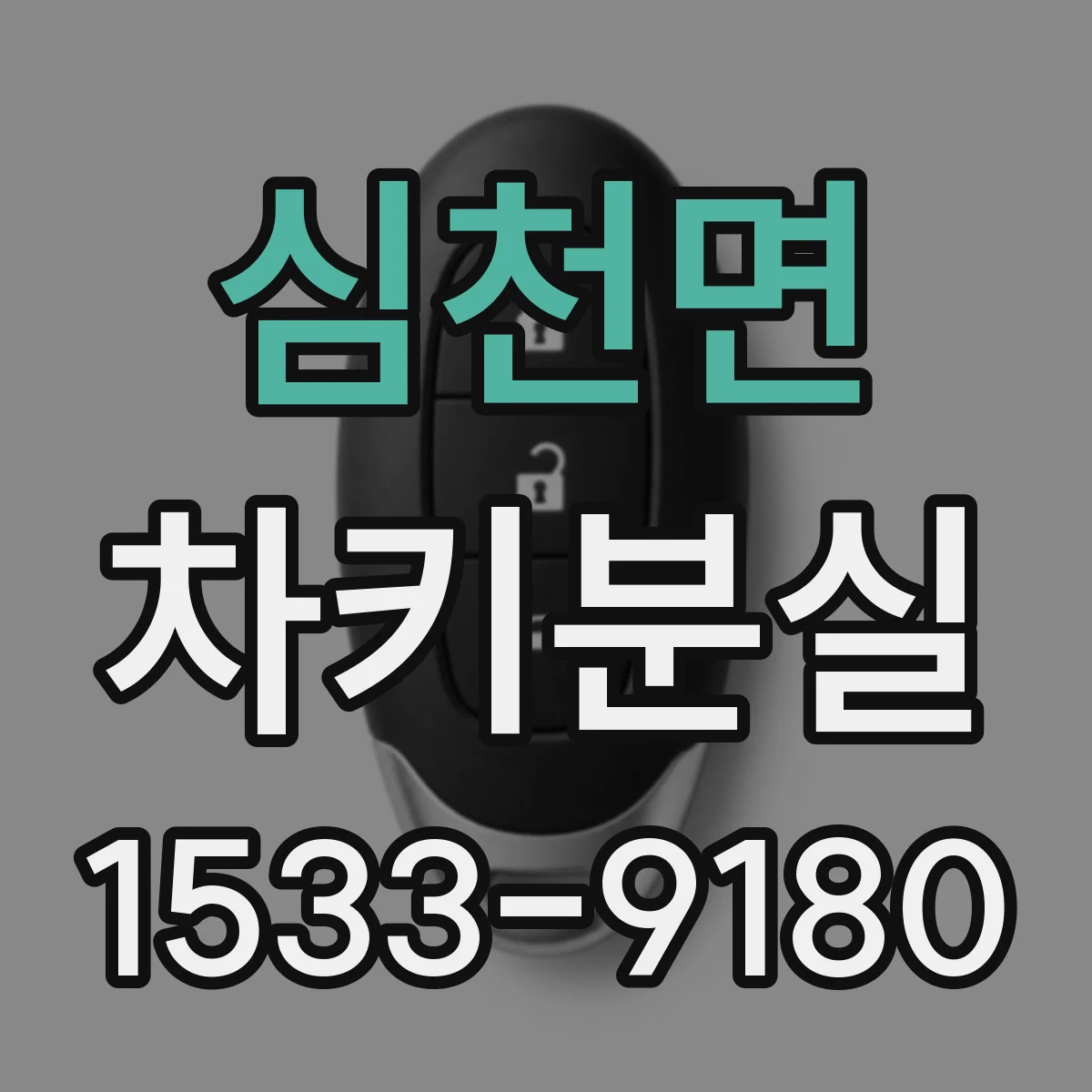 심천면 차키분실
