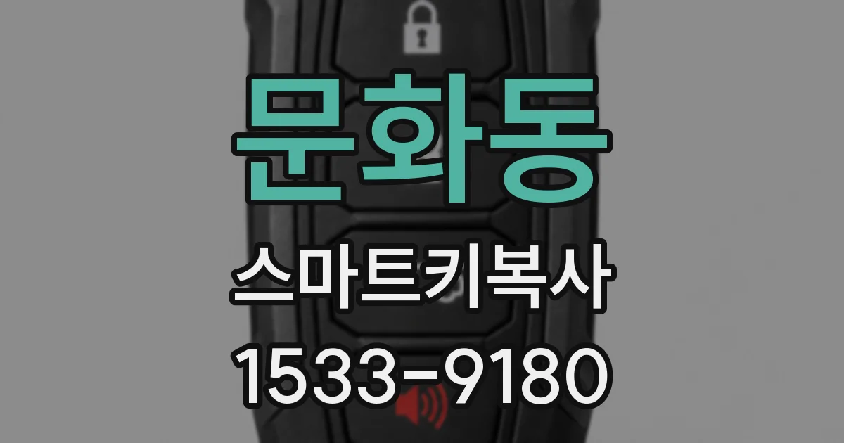 문화동 스마트키복사