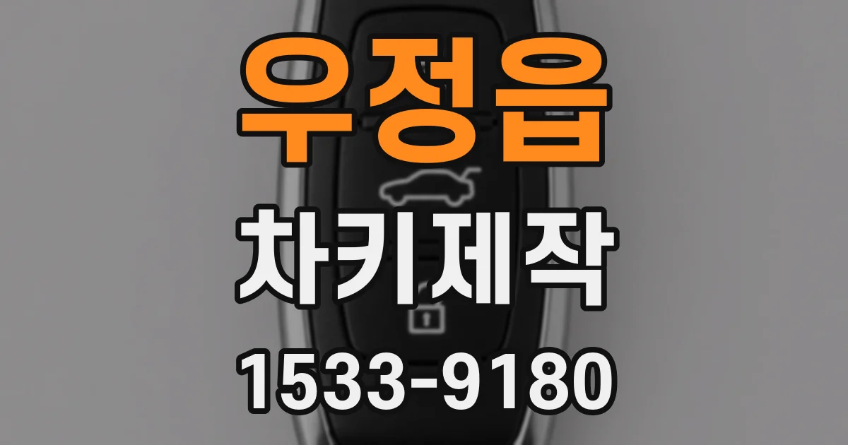 우정읍 차키제작