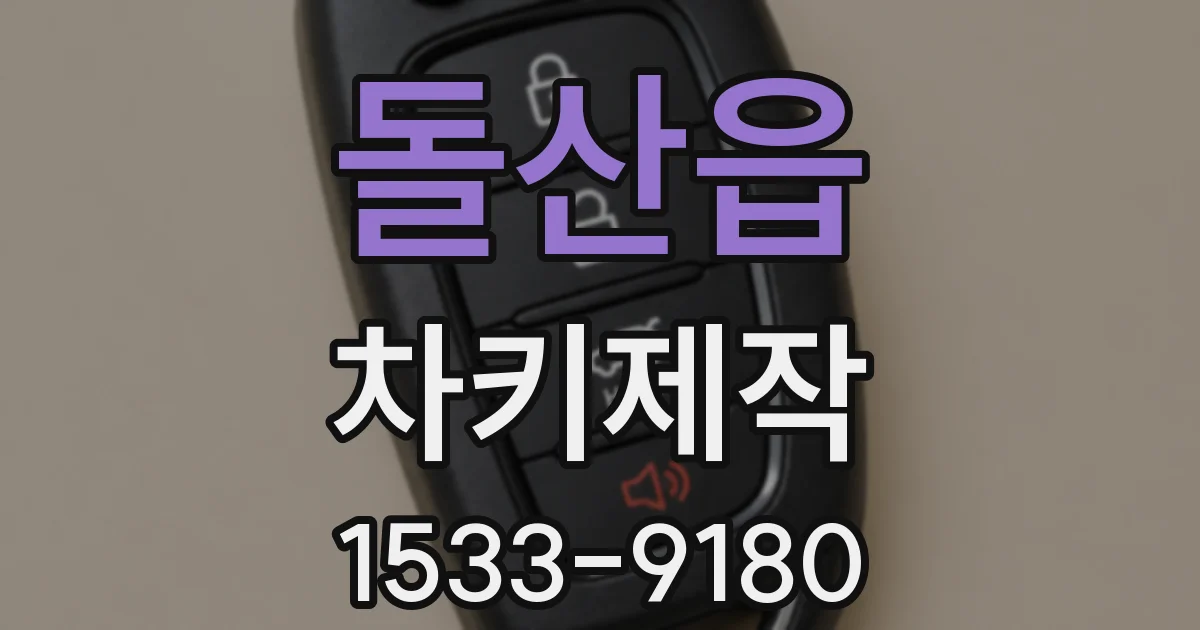 돌산읍 차키제작