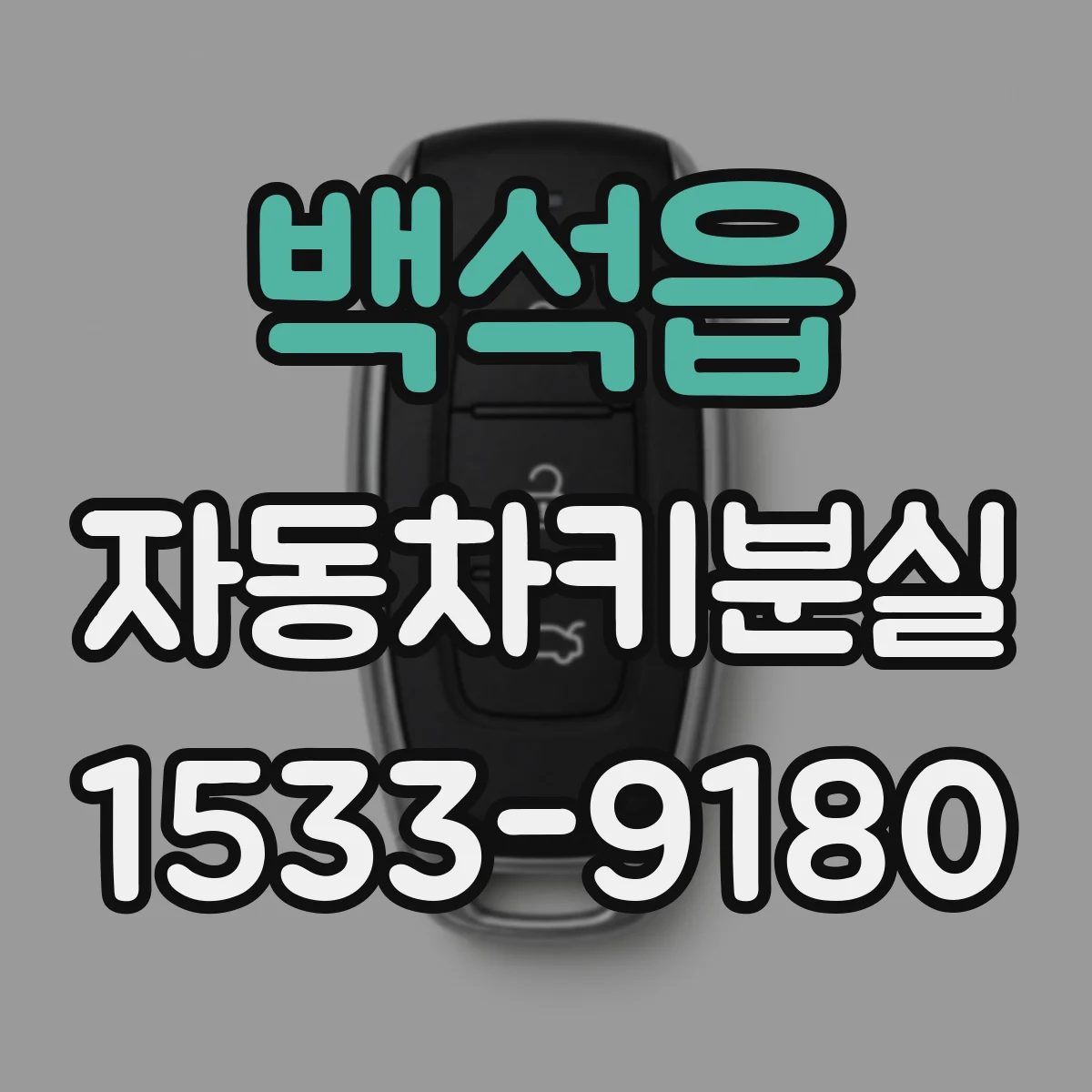 백석읍 자동차키분실