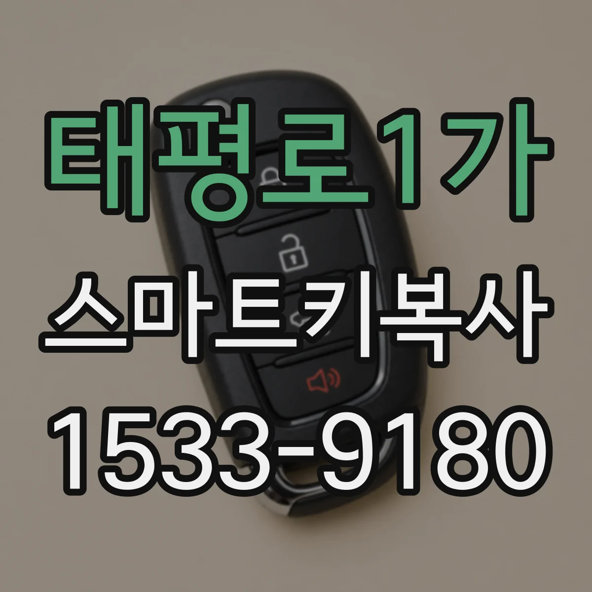 태평로1가 스마트키복사
